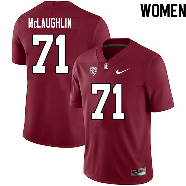 Women #71 Connor McLaughlin Stanford Cardinal College Football Jerseys Sale-Cardinal - Click Image to Close